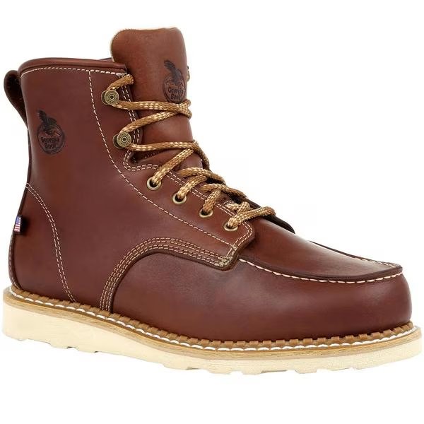 USA Wedge Moc Toe Work Boot, 115M, Georgia Boot, Mfr#: GB00358